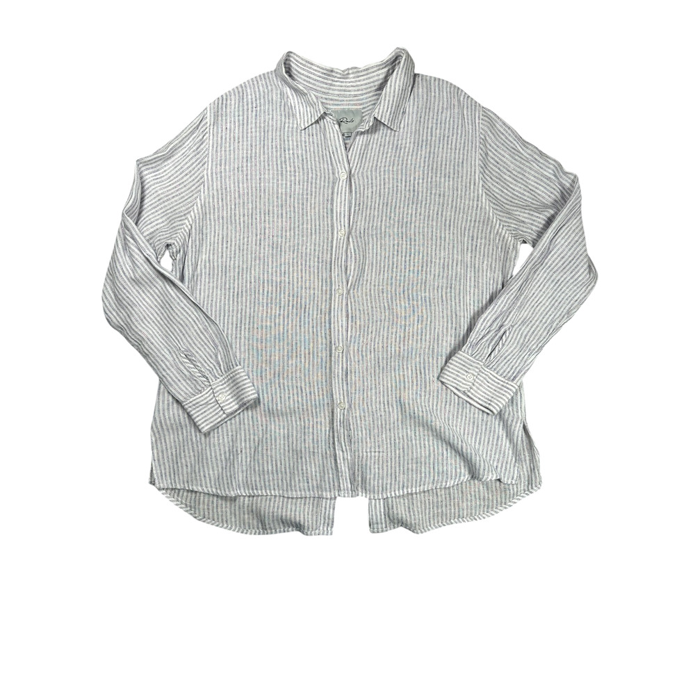 Rails Sydney Sparkler Stripe Size Large Linen Ble… - image 1